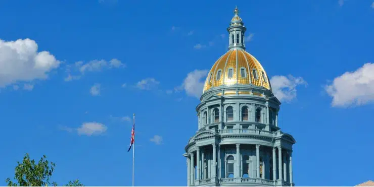 The Capitol Building in Denver, Colorado