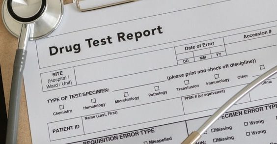 Drug Test Report: A document displaying the results of a drug test, indicating the presence or absence of substances in a person's system